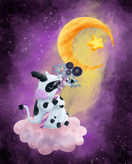 Cow Over the Moon